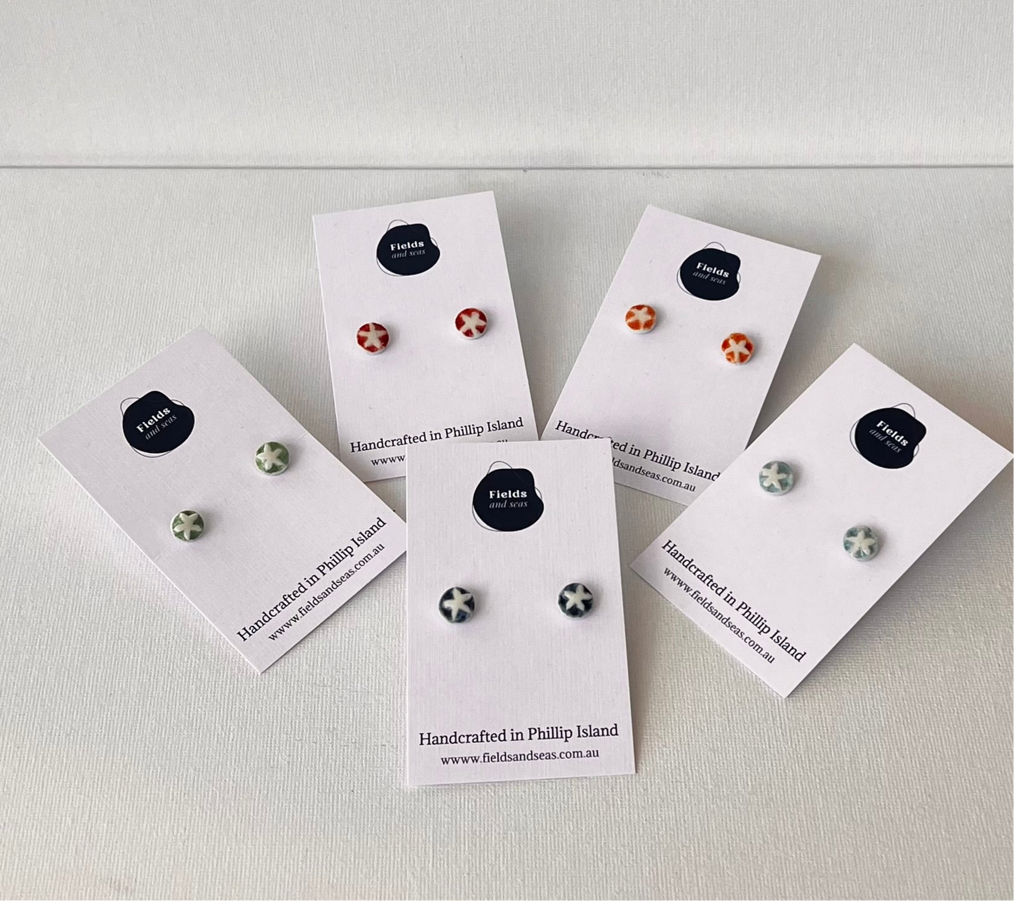 Porcelain Gum nut studs