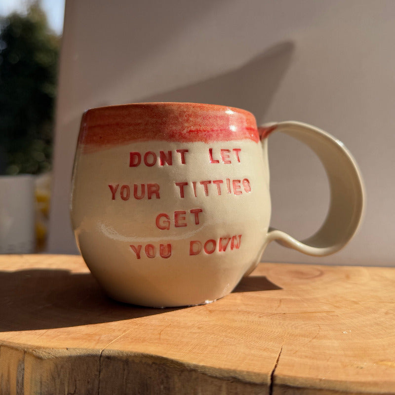 handmade boobie cup
