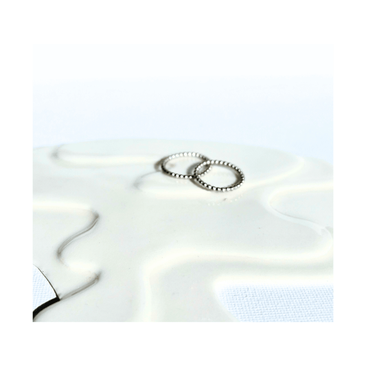 Silver Pearls Ring