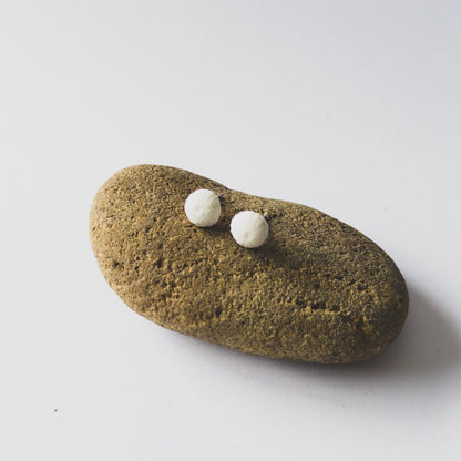 Mini Porcelain Sea Urchin Earrings – Coastal Keepsakes