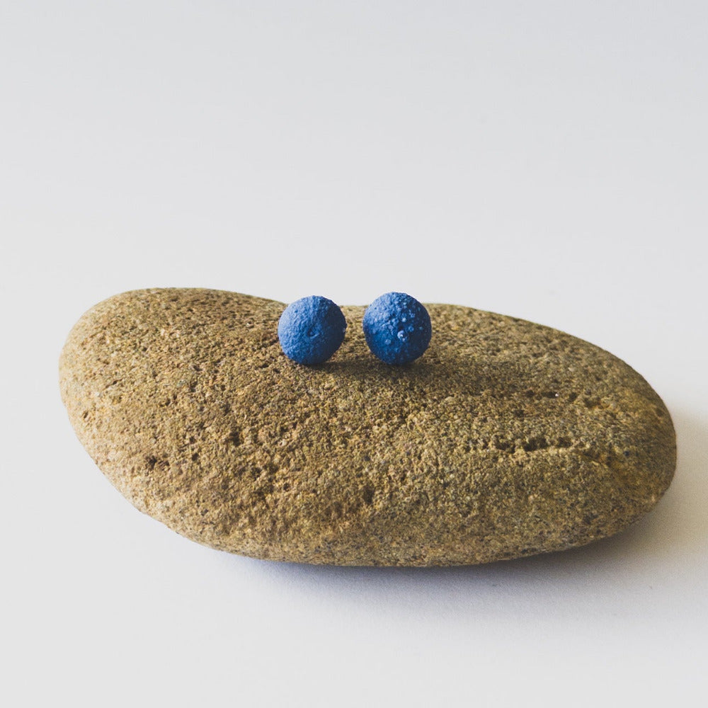 Mini Porcelain Sea Urchin Earrings – Coastal Keepsakes