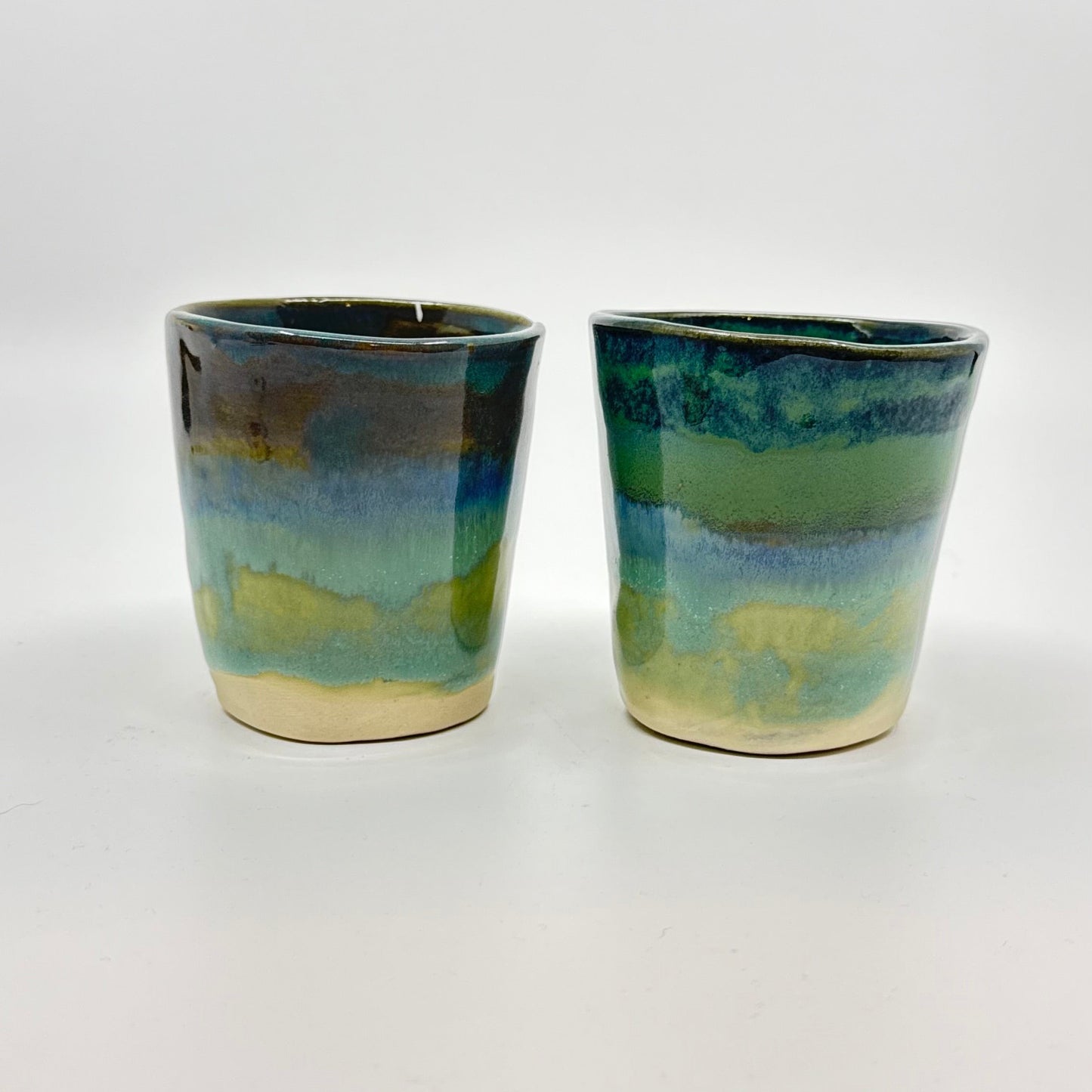 Same Beginnings Stoneware Cup Pair