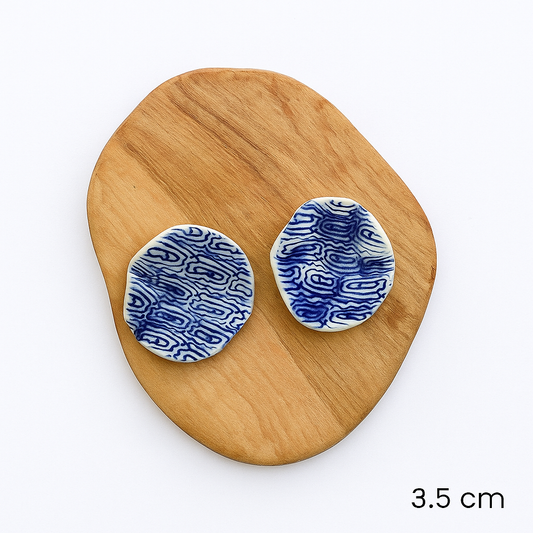 Large Porcelain Studs_Tidal Chain