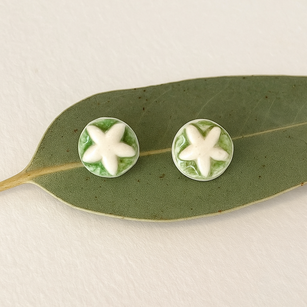 Porcelain Gum nut studs