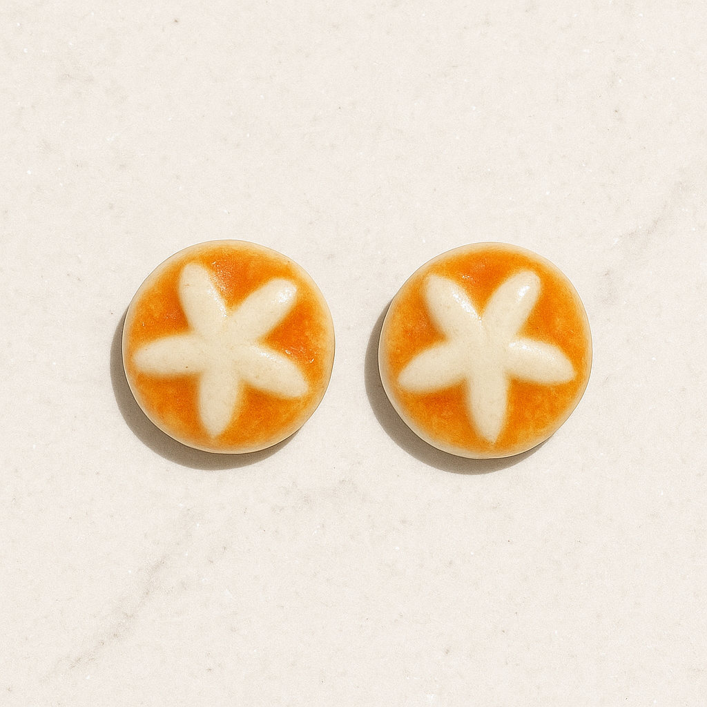 Porcelain Gum nut studs