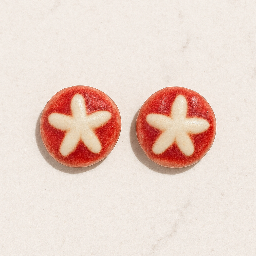 Porcelain Gum nut studs