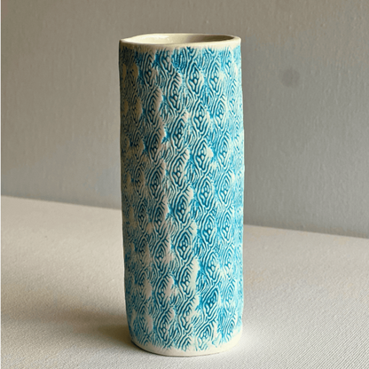 Teal Porcelain Petite Vase