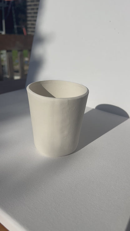 Porcelain cup, handpainted porcelain cup, ceramic cup, wine cup, tea cup. message cup, kind words cup. 
